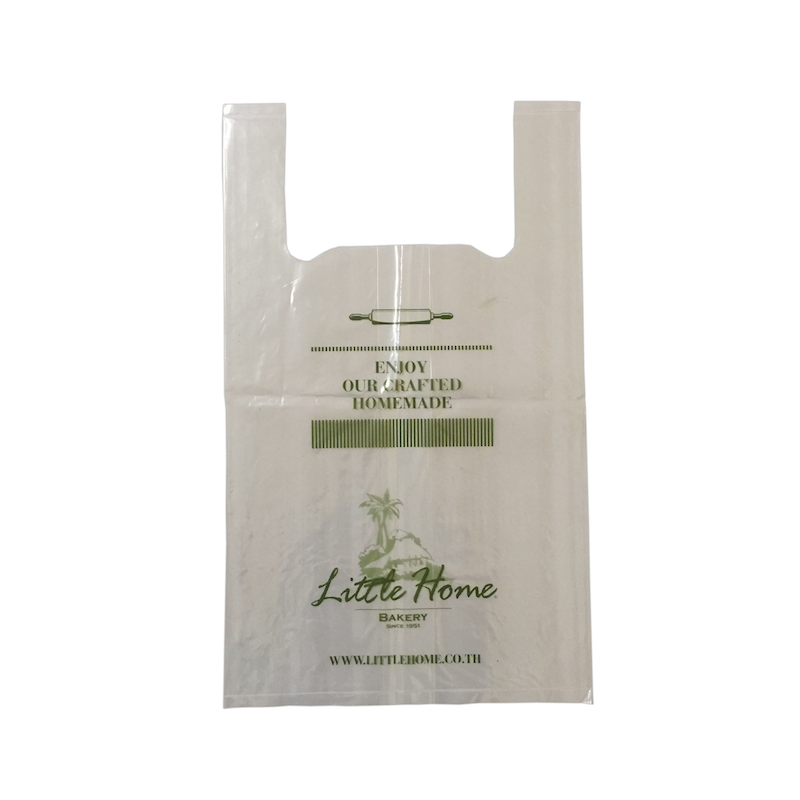 ถุงหูหิ้วเนื้อ PP ใส่ขนม ตรา LITTLE HOME