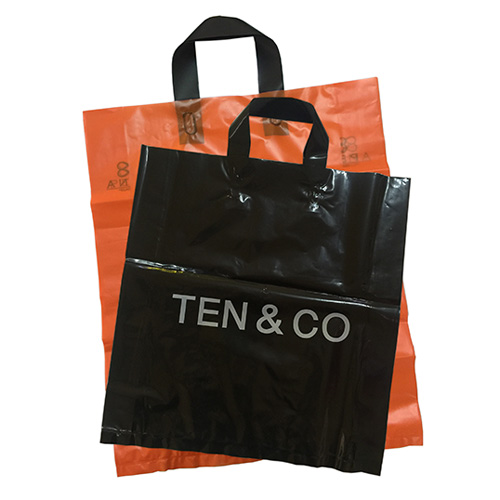 ถุงหูหิ้วใส่เสื้อผ้า ชนิด HDPE/LLDPE