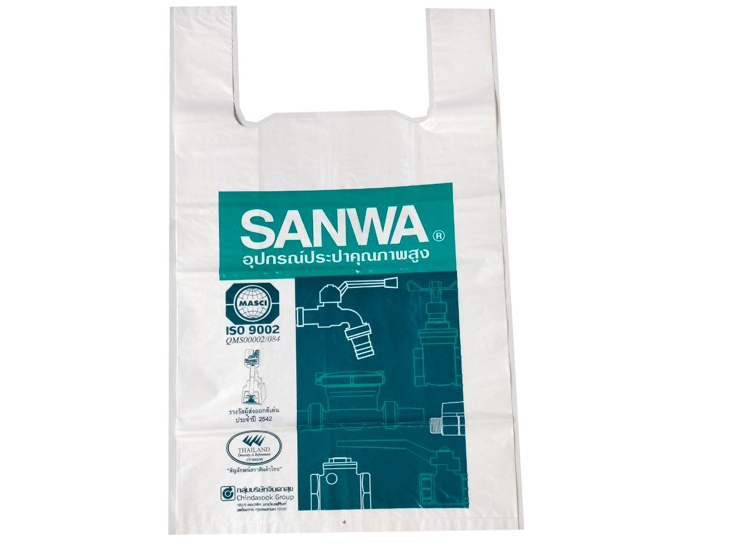 ถุงหูหิ้วใส่อะไหล่ ตรา SANWA